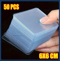 Double-Sided Adhesive Pads – 50pcs | 60×60mm Square | No Drilling | Heavy Duty | No Glue Left | Oil Proof