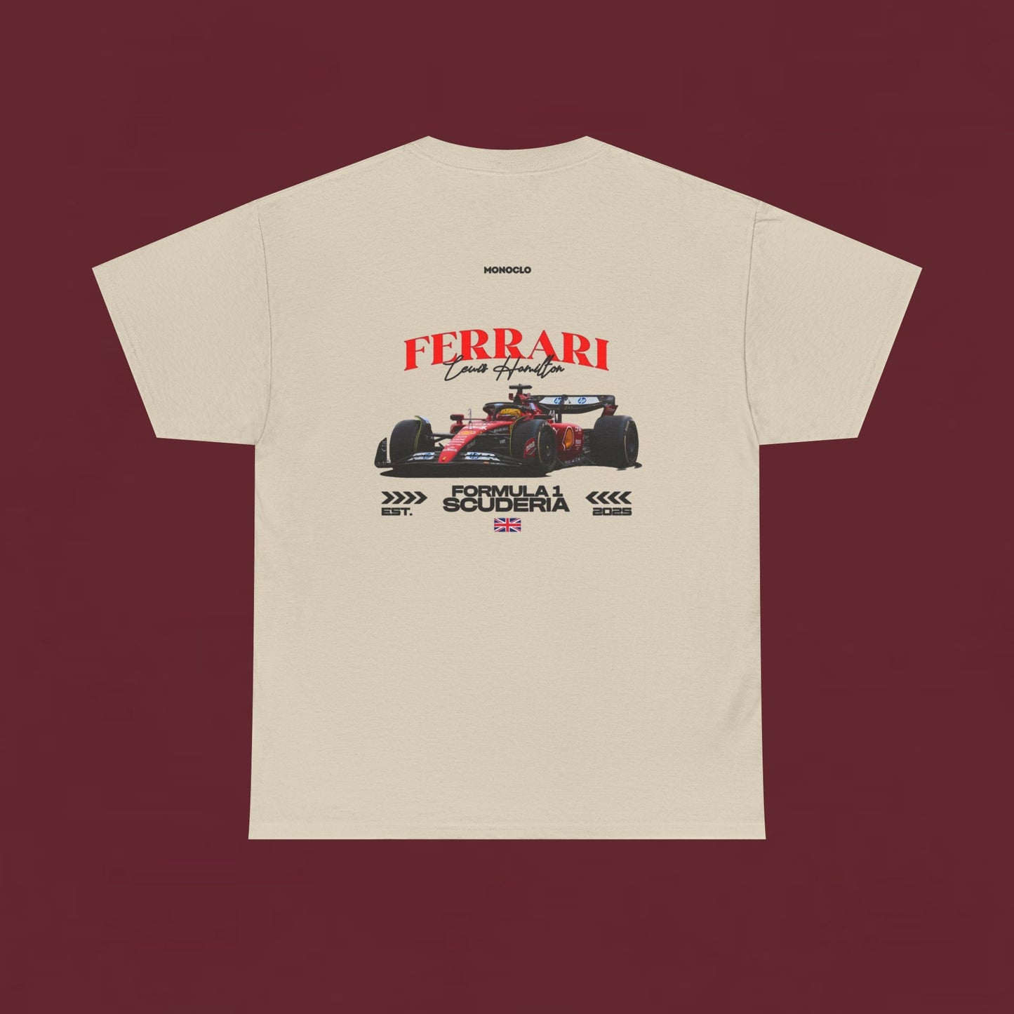 Ferrari Formula Racing T‑Shirt — Scuderia F1 Car Graphic Tee