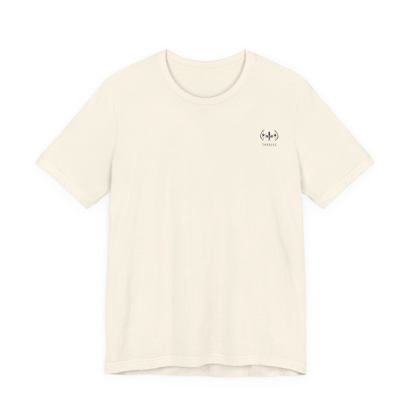 Starry Grin Graphic Tee — Watercolor Smiling Star Back Print