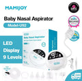 MAMIJOY Dr.Isla Baby Nasal Aspirator Model-U92 – Electric Nose Cleaner with 9 Suction Levels, LED Display & Night Light for 0-12 Months