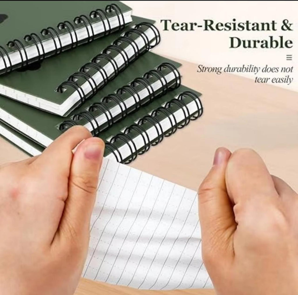 All-Weather Waterproof Notebook – Tear-Resistant Spiral Notepad