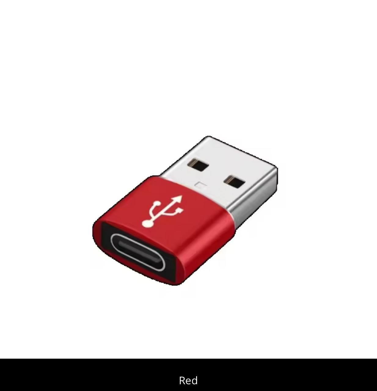 USB-A to USB-C Adapter – OTG Converter for Laptops, Chargers & Hubs