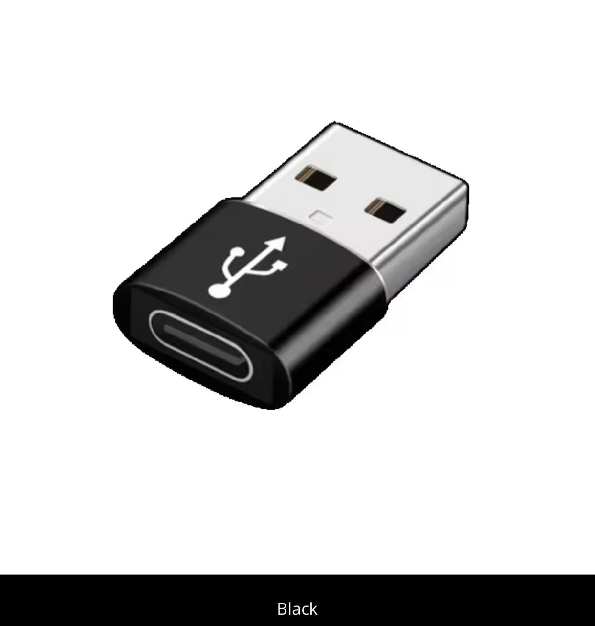 USB-A to USB-C Adapter – OTG Converter for Laptops, Chargers & Hubs