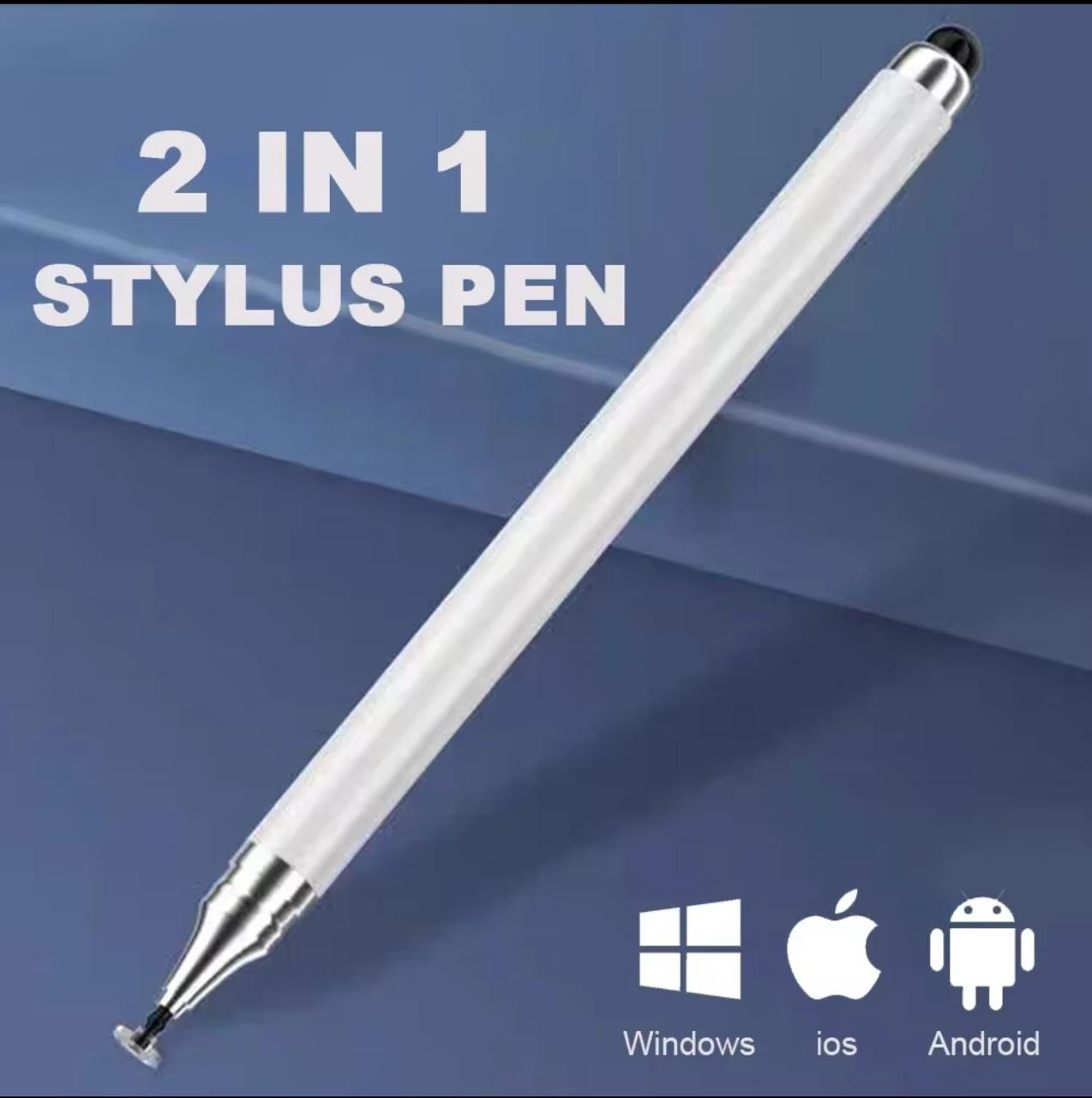 2-in-1 Stylus Pen – Disc Nib & Rubber Tip