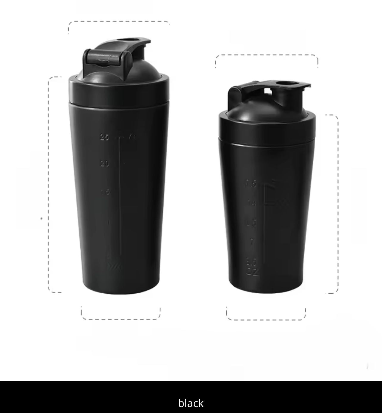 Simbuid Stainless Steel Protein Shaker Bottle – 500ml & 750ml | Leak-Proof | 4 Colors