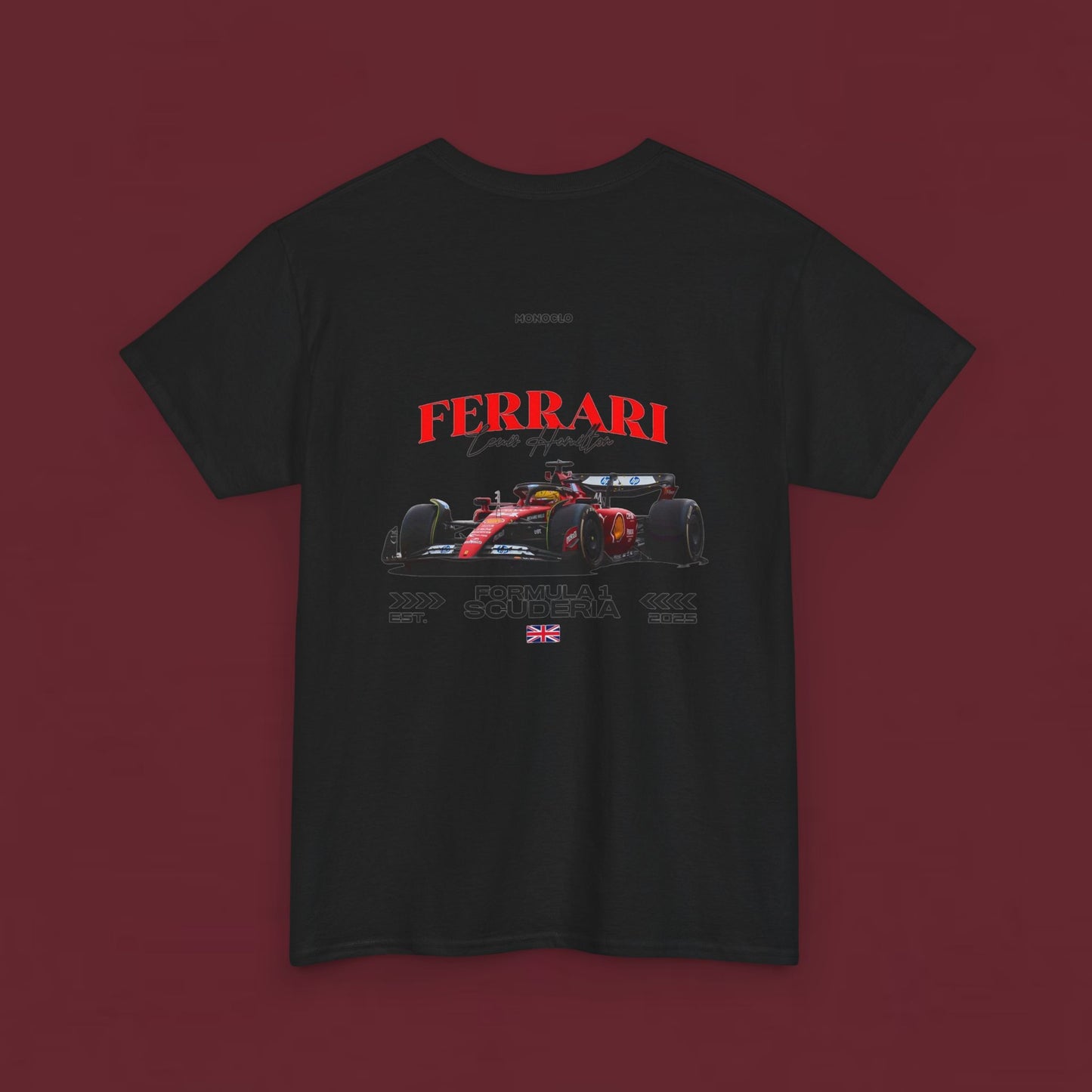 Ferrari Formula Racing T‑Shirt — Scuderia F1 Car Graphic Tee