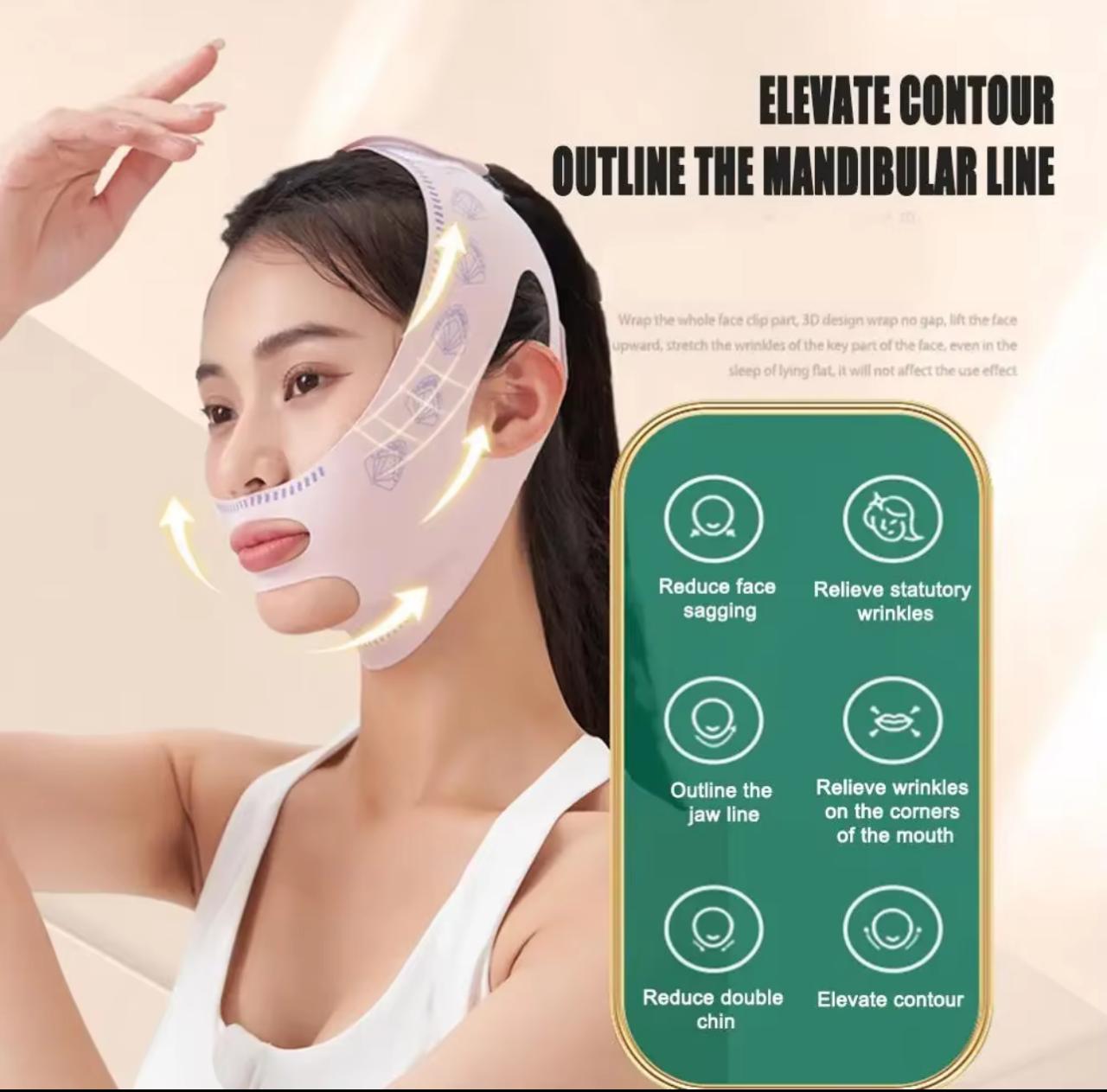 V-Line Face Slimming & Lifting Strap – Chin Contour Band