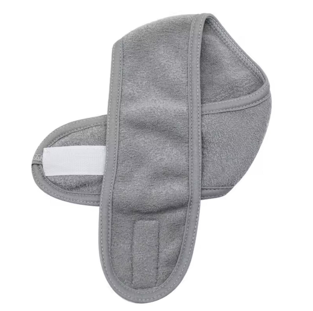 Adjustable Makeup Headband – Soft Spa Hair Band with Velcro