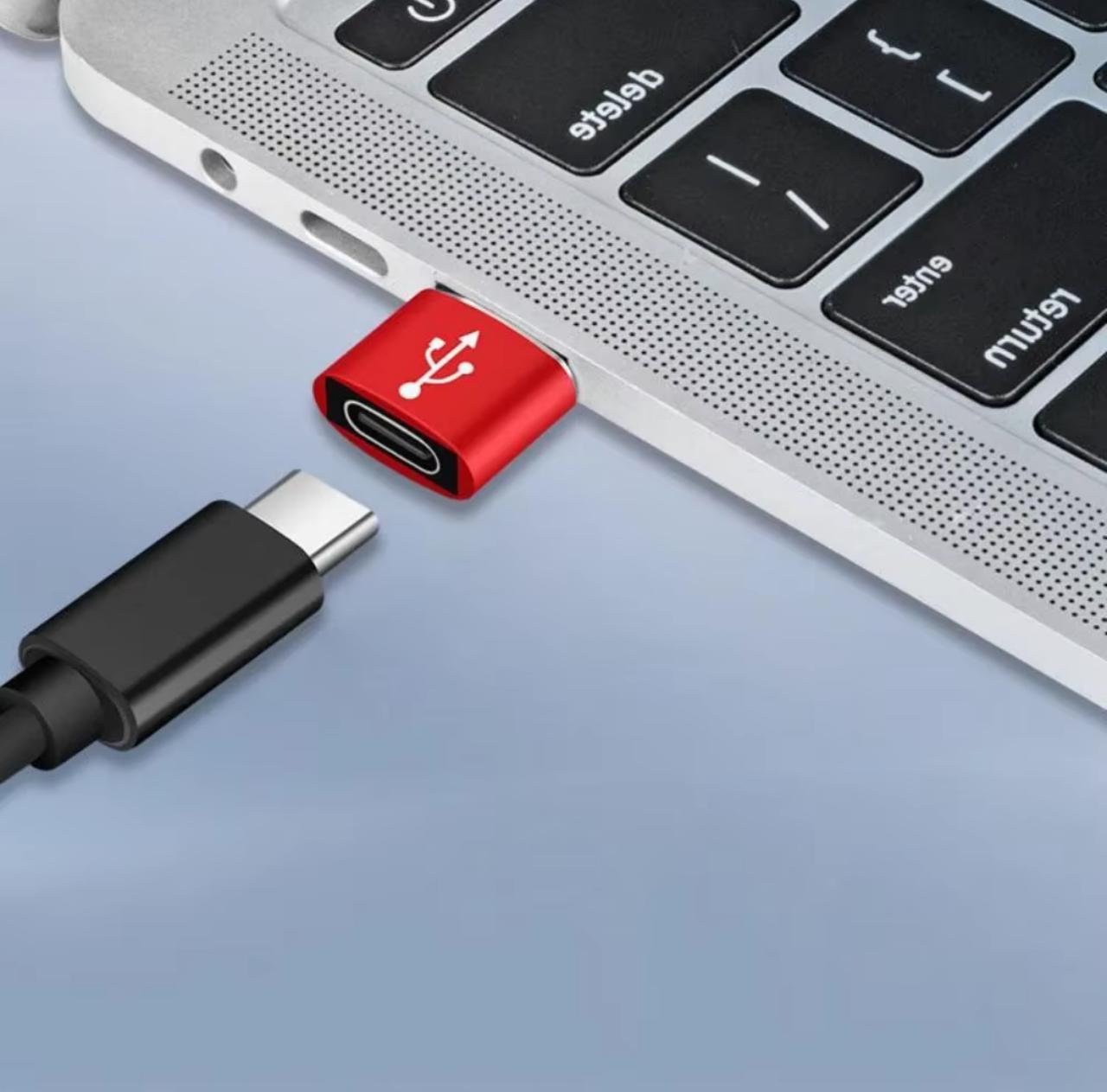 USB-A to USB-C Adapter – OTG Converter for Laptops, Chargers & Hubs