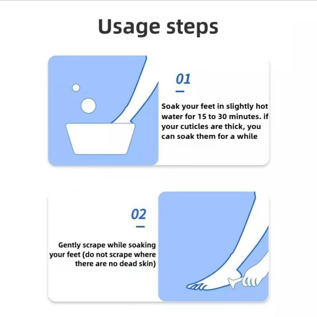 Foot Callus Remover Kit – Heel Scraper & Dead Skin Tool Set