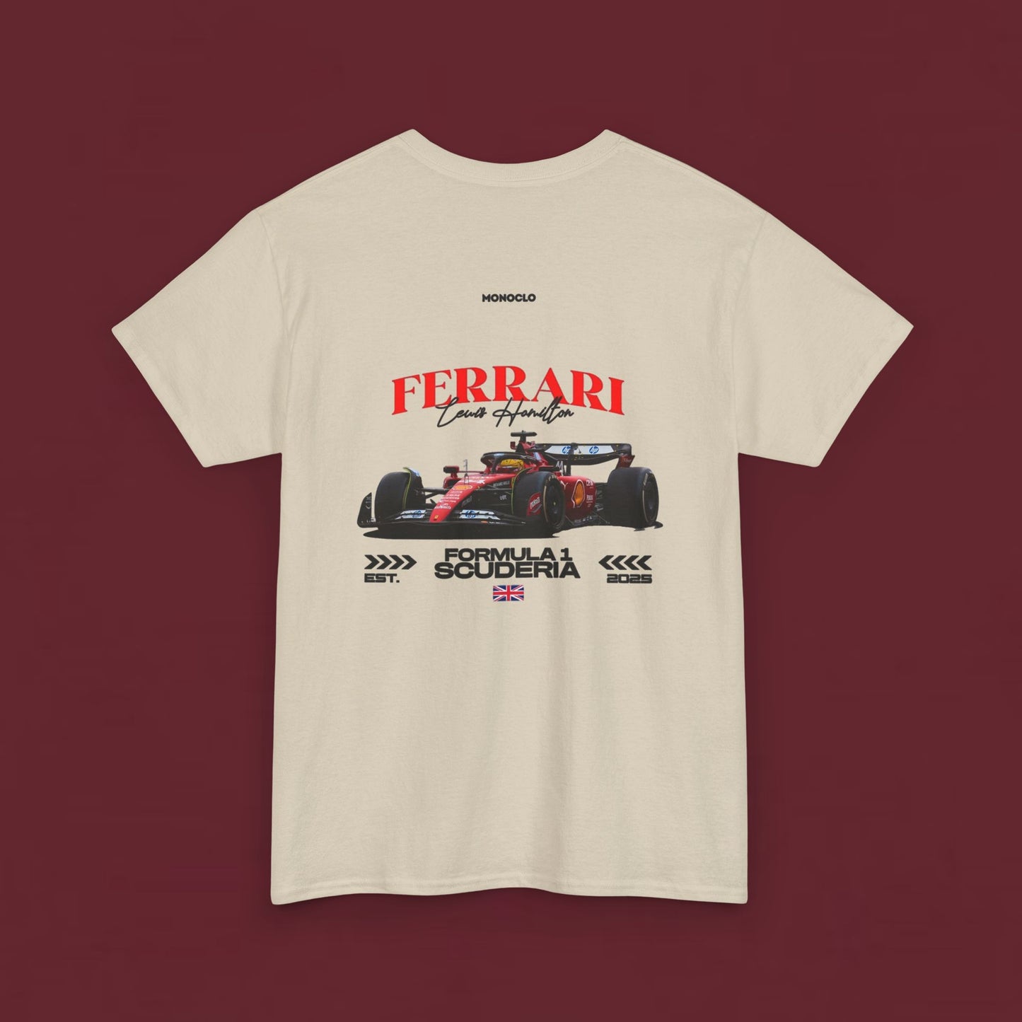 Ferrari Formula Racing T‑Shirt — Scuderia F1 Car Graphic Tee