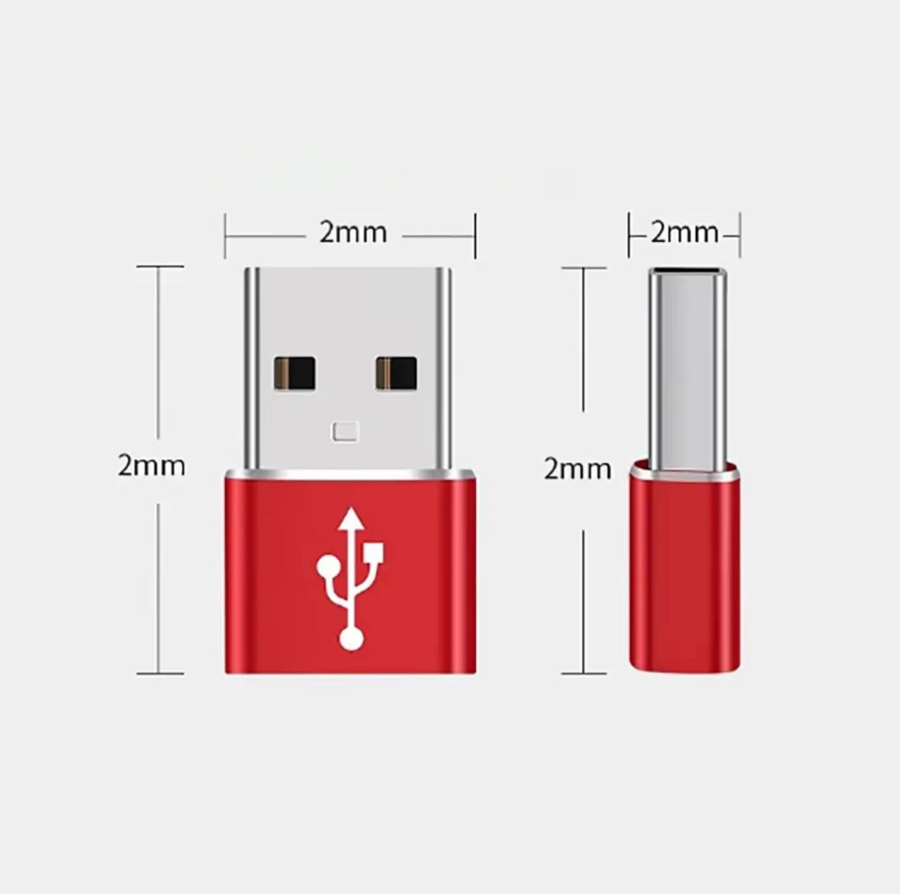 USB-A to USB-C Adapter – OTG Converter for Laptops, Chargers & Hubs