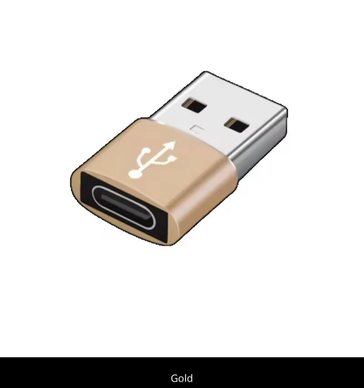 USB-A to USB-C Adapter – OTG Converter for Laptops, Chargers & Hubs
