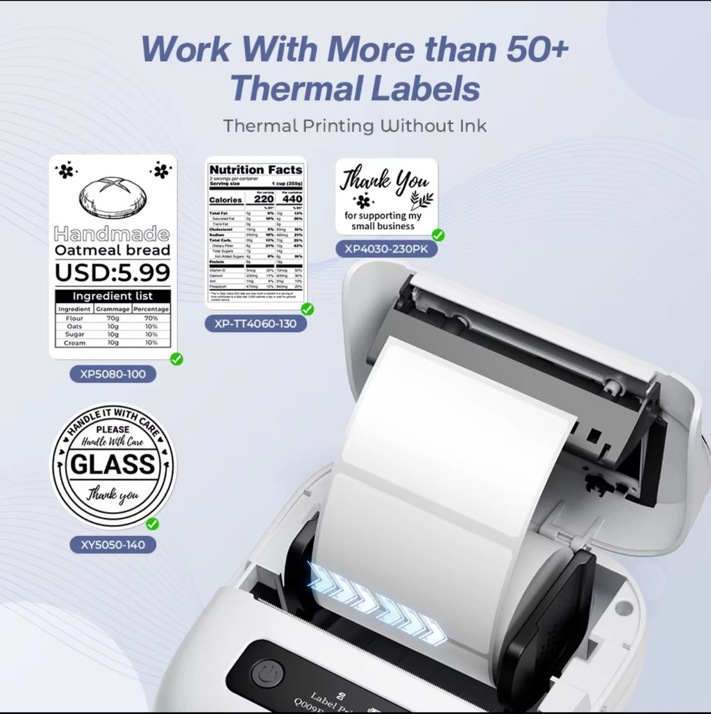 Phomemo M220 Bluetooth Label Maker – Wireless Mini Label Printer