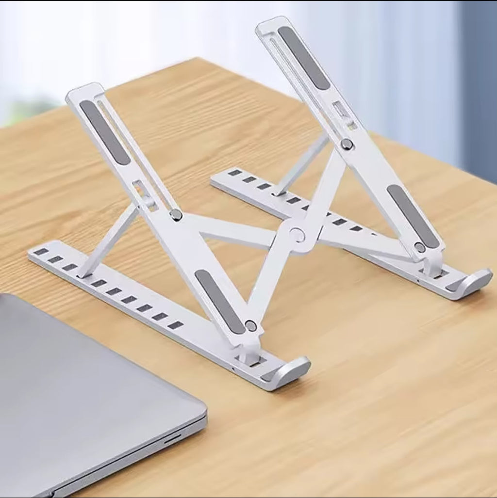 Foldable Aluminium Laptop Stand – Adjustable & Portable