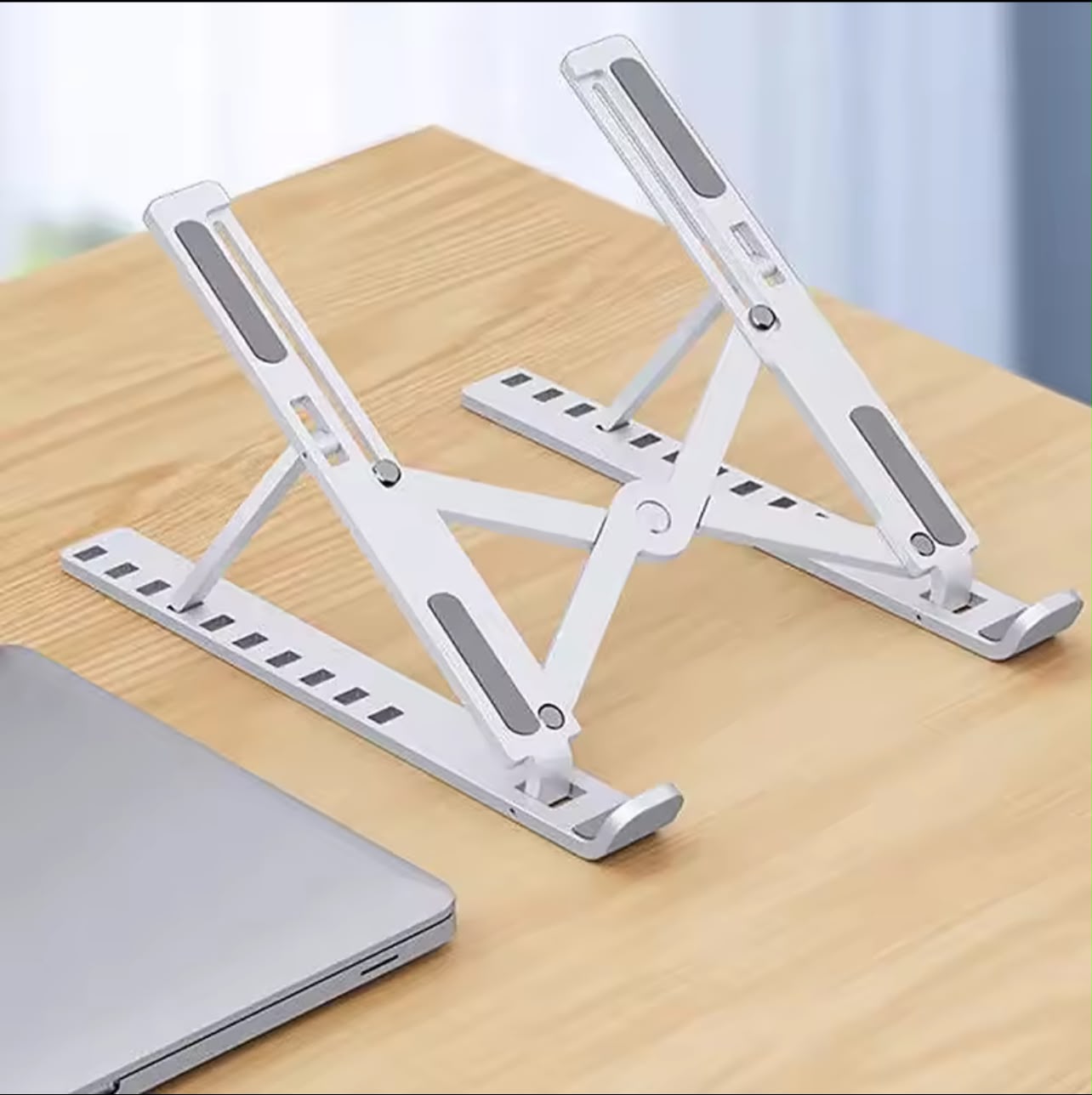 Foldable Aluminium Laptop Stand – Adjustable & Portable