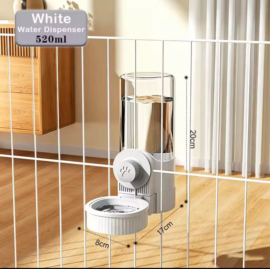 Automatic Pet Feeder & Water Dispenser – Wall-Mounted or Freestanding