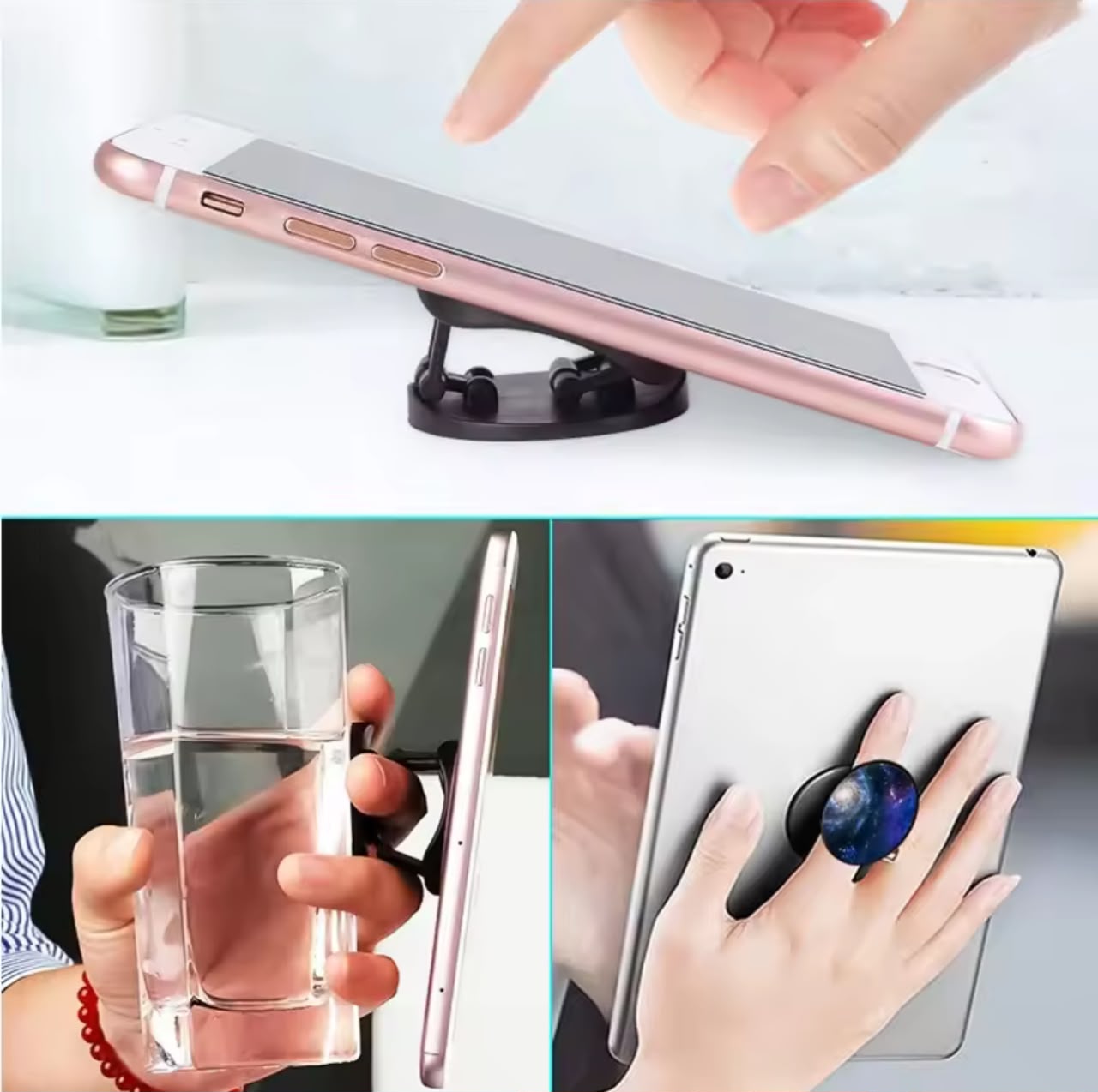 Phone Grip Pop Socket – Expandable Stand & Holder, Designer Patterns (1pc / 2pcs / 3pcs)