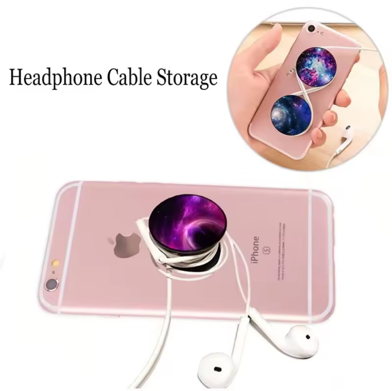 Phone Grip Pop Socket – Expandable Stand & Holder, Designer Patterns (1pc / 2pcs / 3pcs)