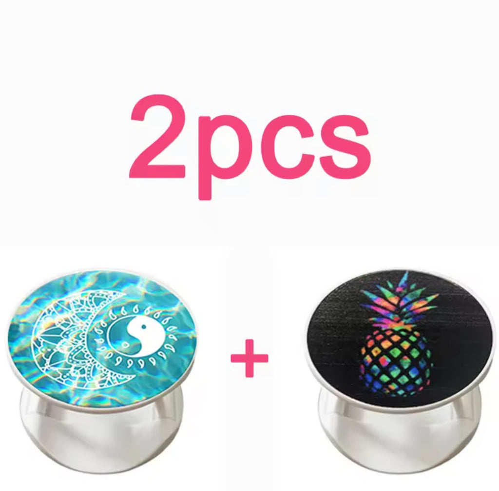Phone Grip Pop Socket – Expandable Stand & Holder, Designer Patterns (1pc / 2pcs / 3pcs)