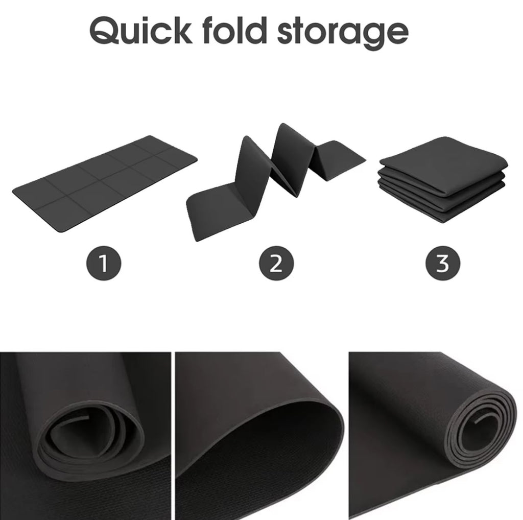 EVA Yoga Mat – Waterproof & Sweatproof, Non-Slip Exercise Mat for Yoga, Pilates & Fitness (4 Colors)