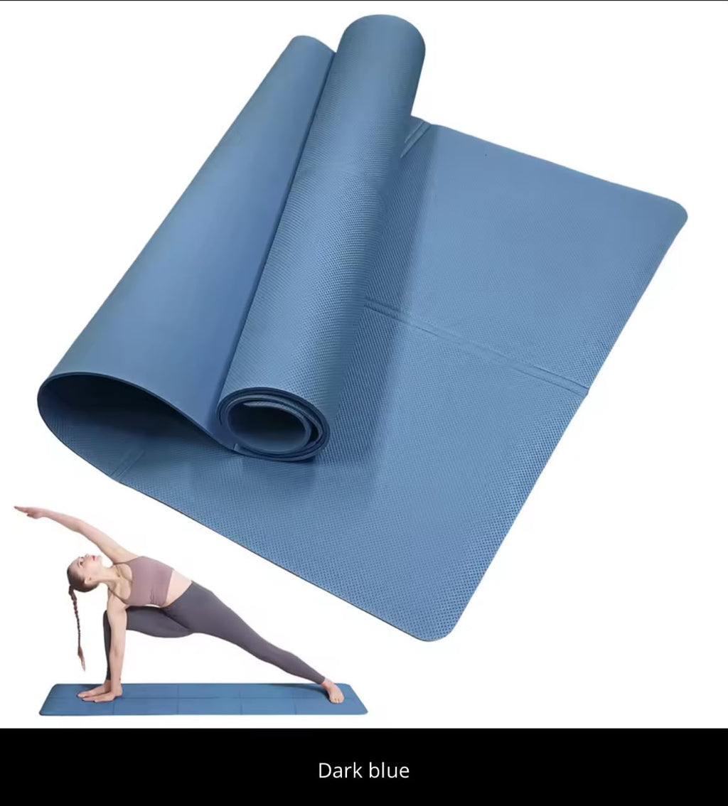 EVA Yoga Mat – Waterproof & Sweatproof, Non-Slip Exercise Mat for Yoga, Pilates & Fitness (4 Colors)