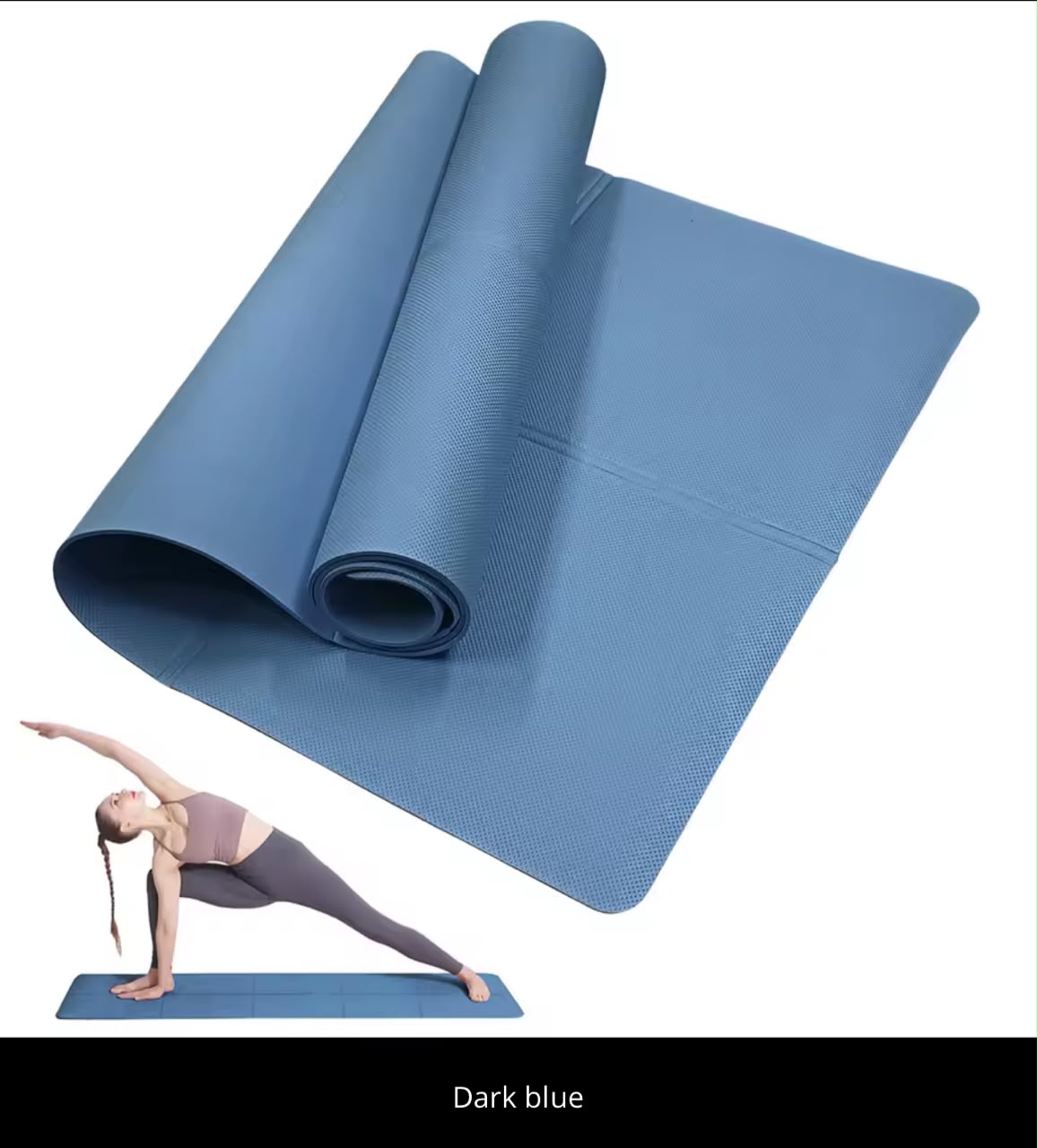 EVA Yoga Mat – Waterproof & Sweatproof, Non-Slip Exercise Mat for Yoga, Pilates & Fitness (4 Colors)