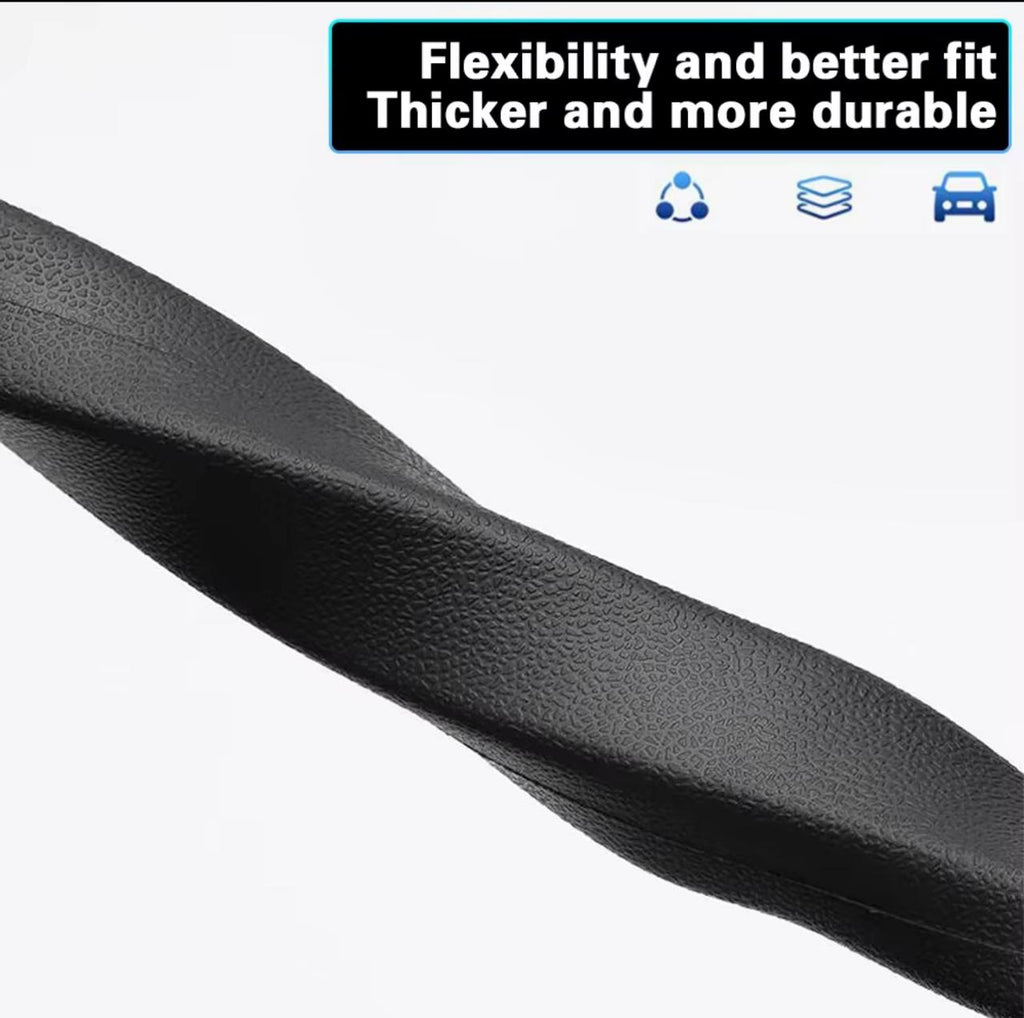 Car Seat Gap Filler – 2 PCS Universal Seat Crevice Filler, Flexible & Durable (Black / Red)