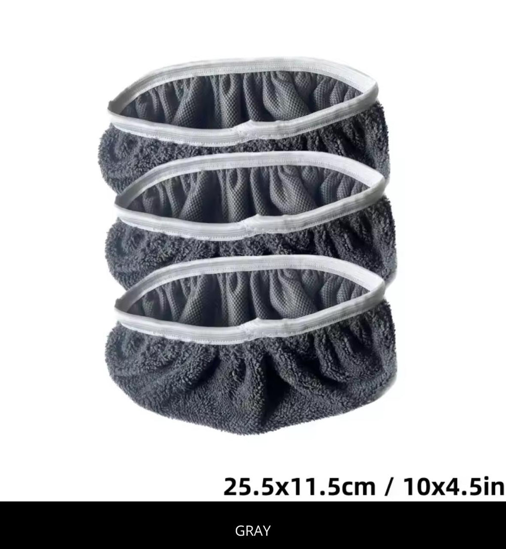 Reusable Microfiber Mop Pads – Swiffer Sweeper Compatible, Washable Floor Cleaning Pads, 3-Pack Green (10×4.5in)