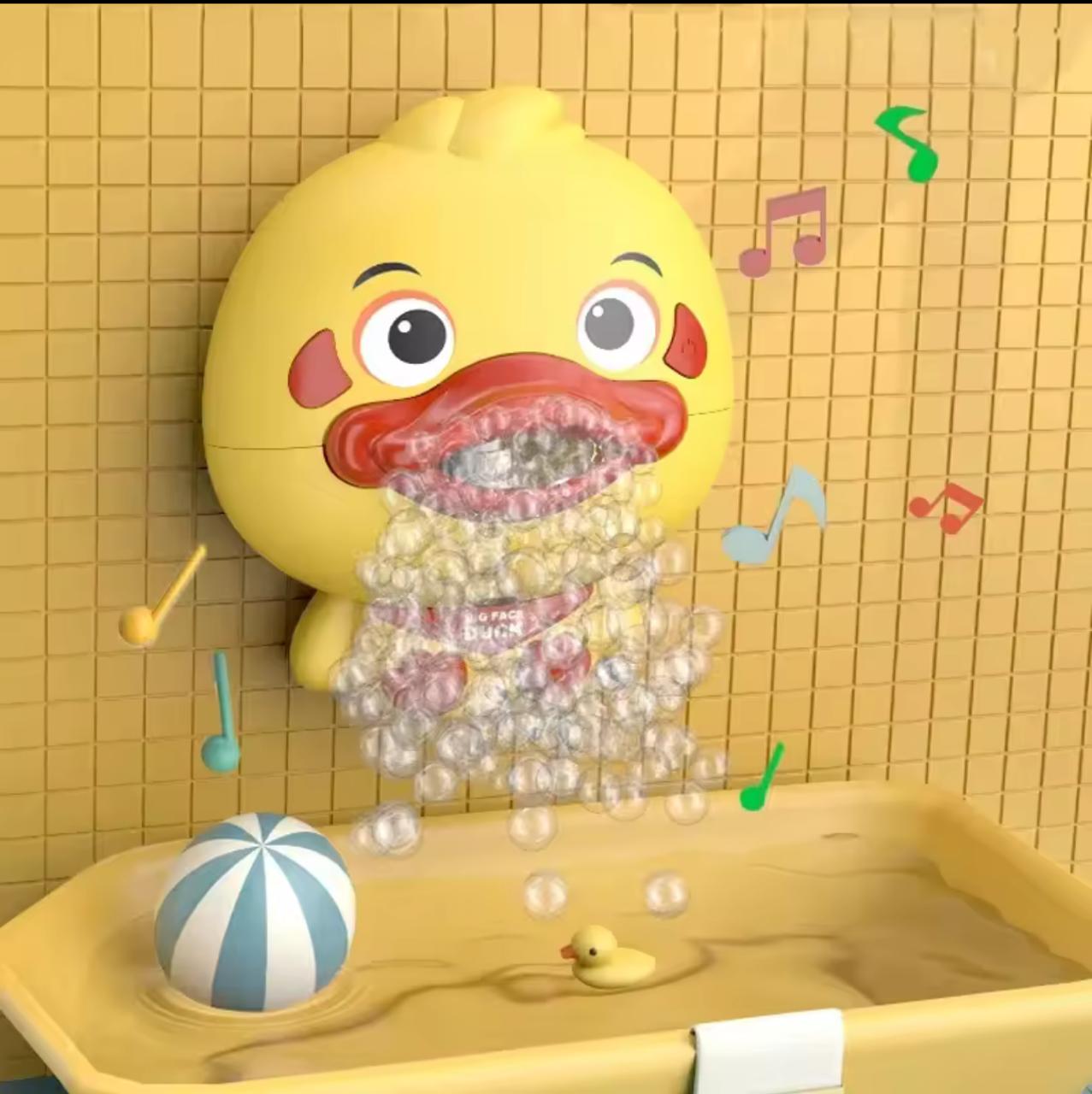 Big Face Duck Bubble Bath Toy with Music