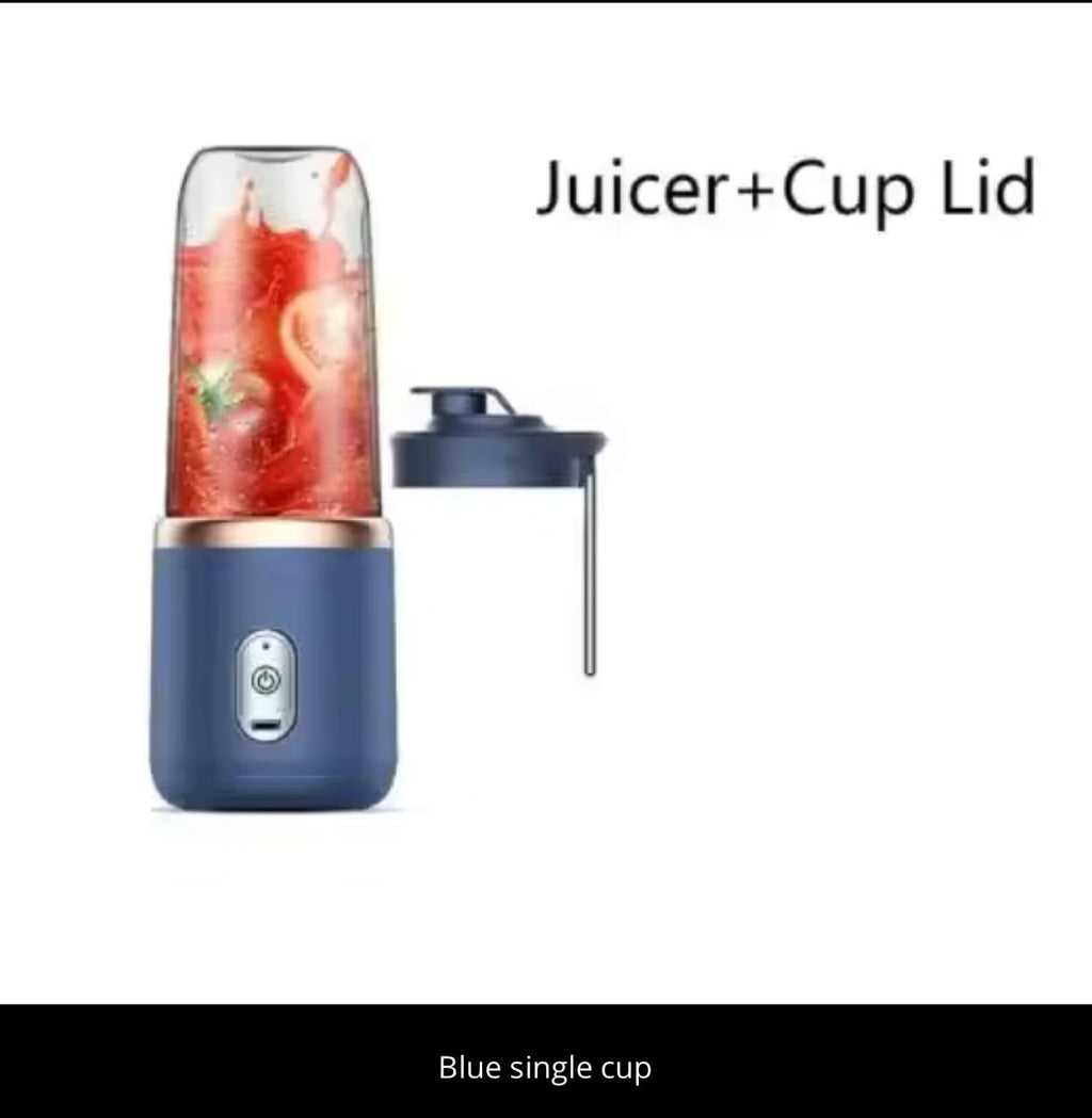 Portable USB Rechargeable Blender Juicer with 6-Blade Technology