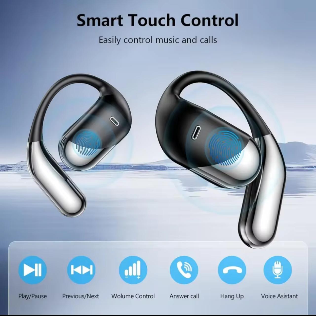 TWS Wireless Earbuds with AI Translation & LED Power Display