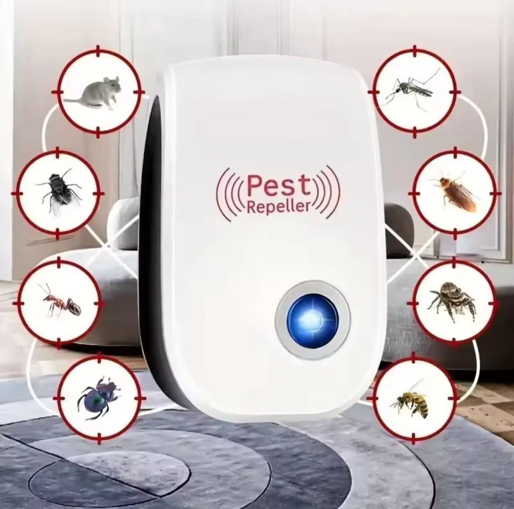 Ultrasonic Pest Repeller – Double Acoustic Frequency | Plug-In Indoor Pest Control