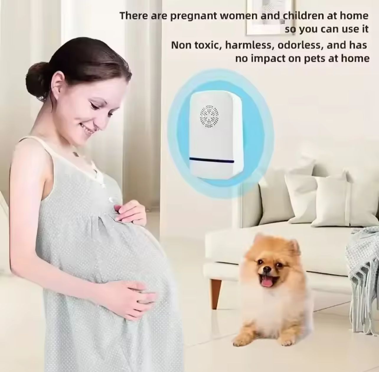 Ultrasonic Pest Repeller – Double Acoustic Frequency | Plug-In Indoor Pest Control