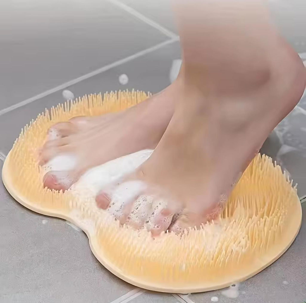 Silicone Bath Foot Scrubber Massage Pad – Anti-Slip | 30×23cm