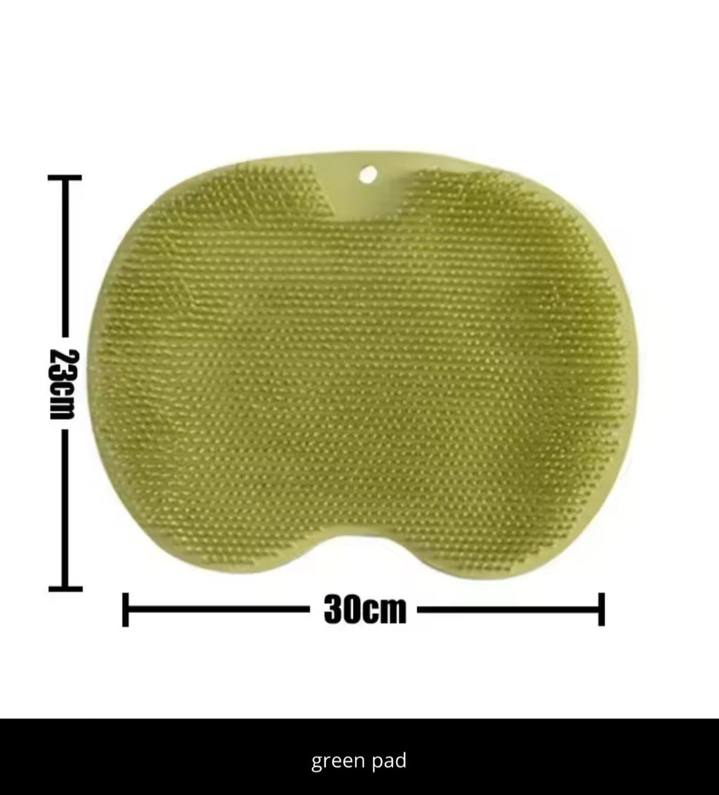Silicone Bath Foot Scrubber Massage Pad – Anti-Slip | 30×23cm