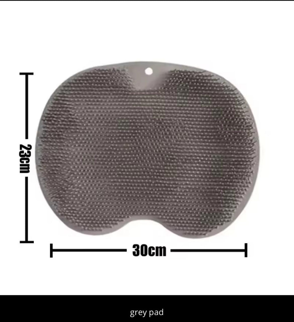 Silicone Bath Foot Scrubber Massage Pad – Anti-Slip | 30×23cm