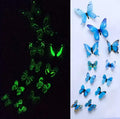 Glow in the Dark 3D Butterfly Wall Stickers – 12pcs | Room Décor
