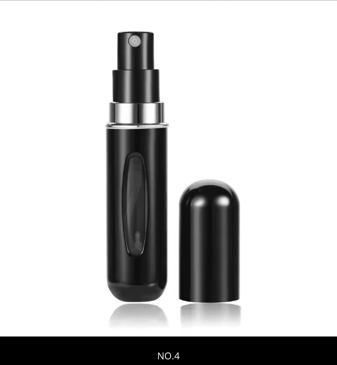 Mini Refillable Perfume Spray Bottle – 5ml | Travel Atomizer | Rose Gold, Black, Blue & More