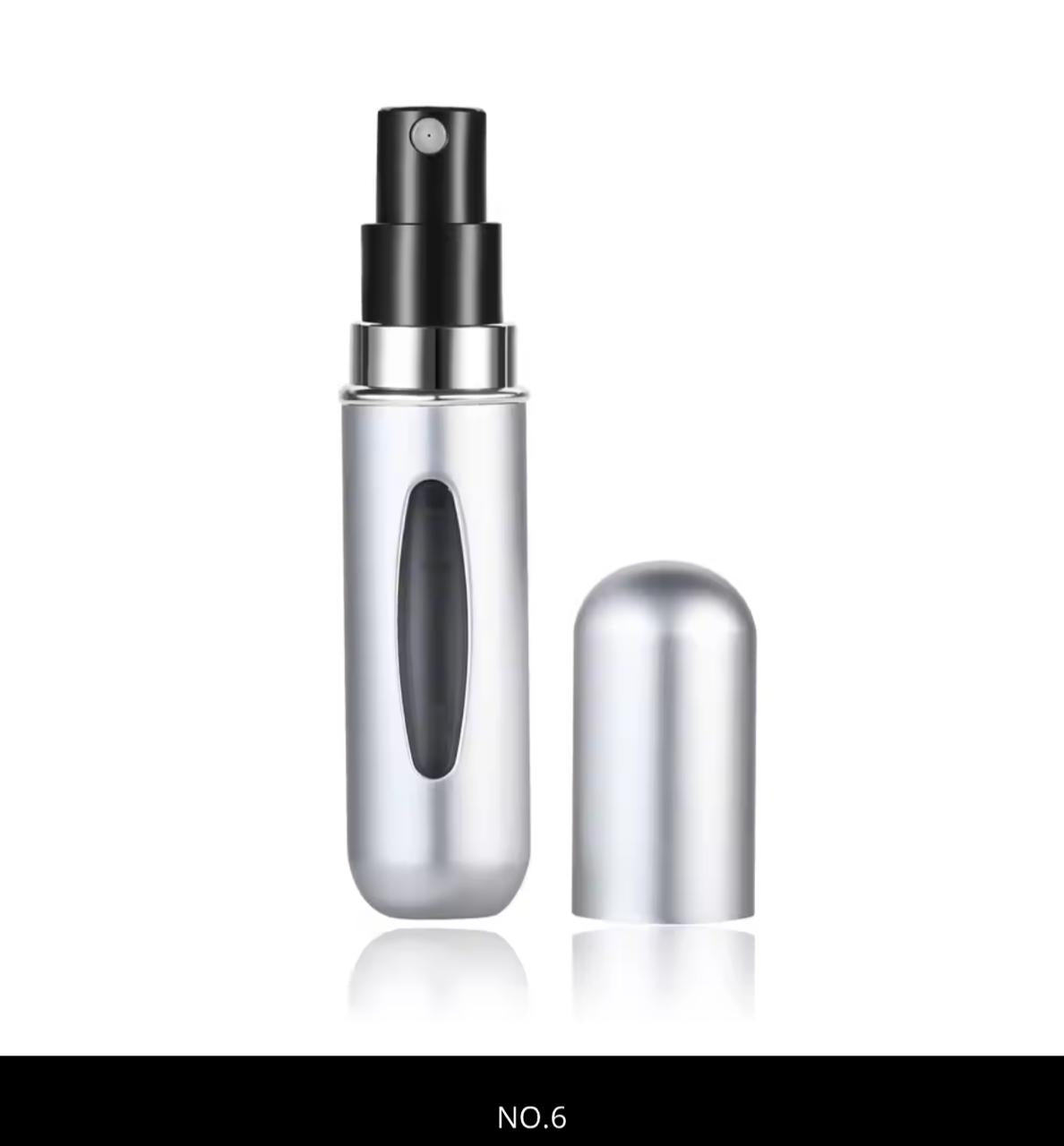 Mini Refillable Perfume Spray Bottle – 5ml | Travel Atomizer | Rose Gold, Black, Blue & More