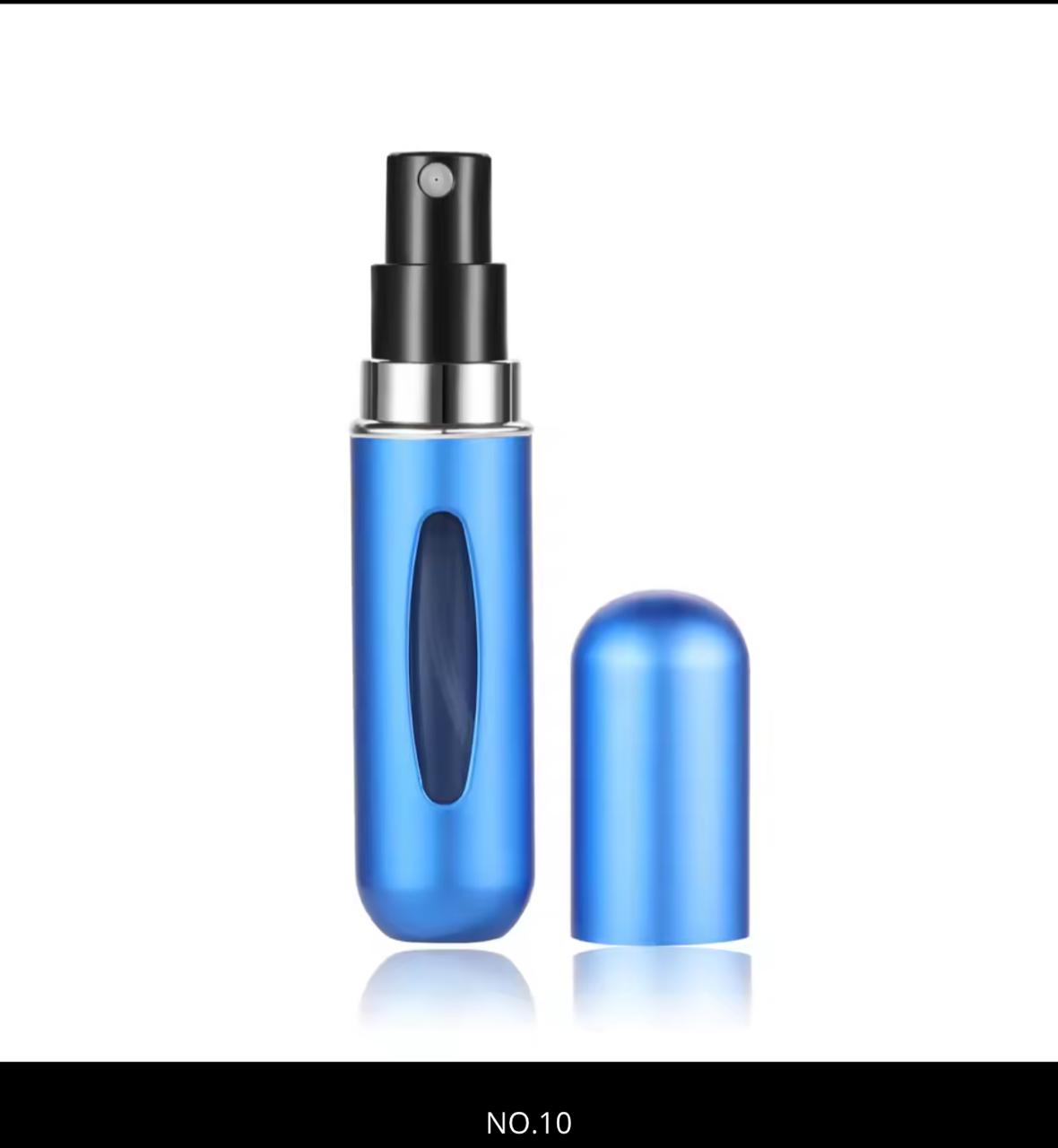 Mini Refillable Perfume Spray Bottle – 5ml | Travel Atomizer | Rose Gold, Black, Blue & More