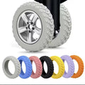 Silicone Tire-Shaped Finger Rings – 8pcs | Fun Stacking Rings | Multiple Colors