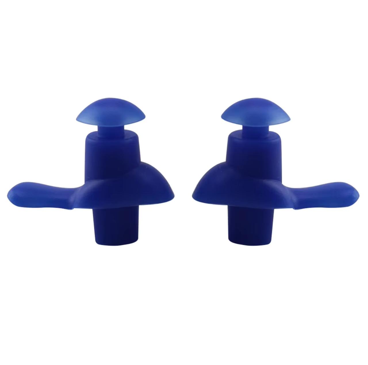 Silicone Swimming Ear Plugs – Waterproof & Noise Reduction | Blue, White, Yellow, Black, Pink