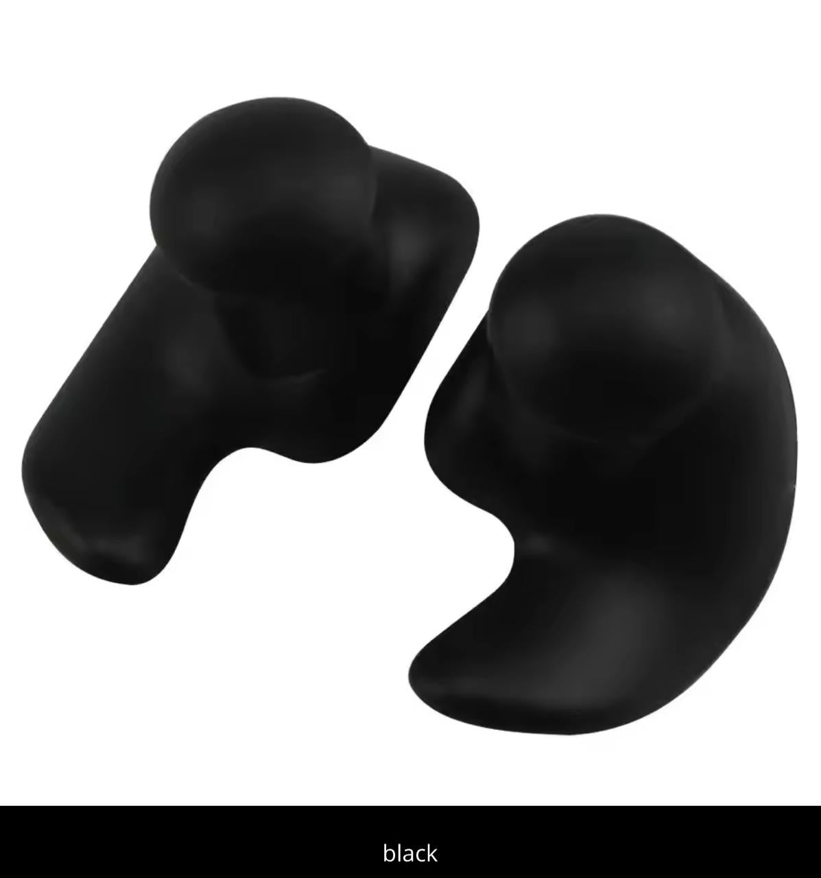 Silicone Swimming Ear Plugs – Waterproof & Noise Reduction | Blue, White, Yellow, Black, Pink