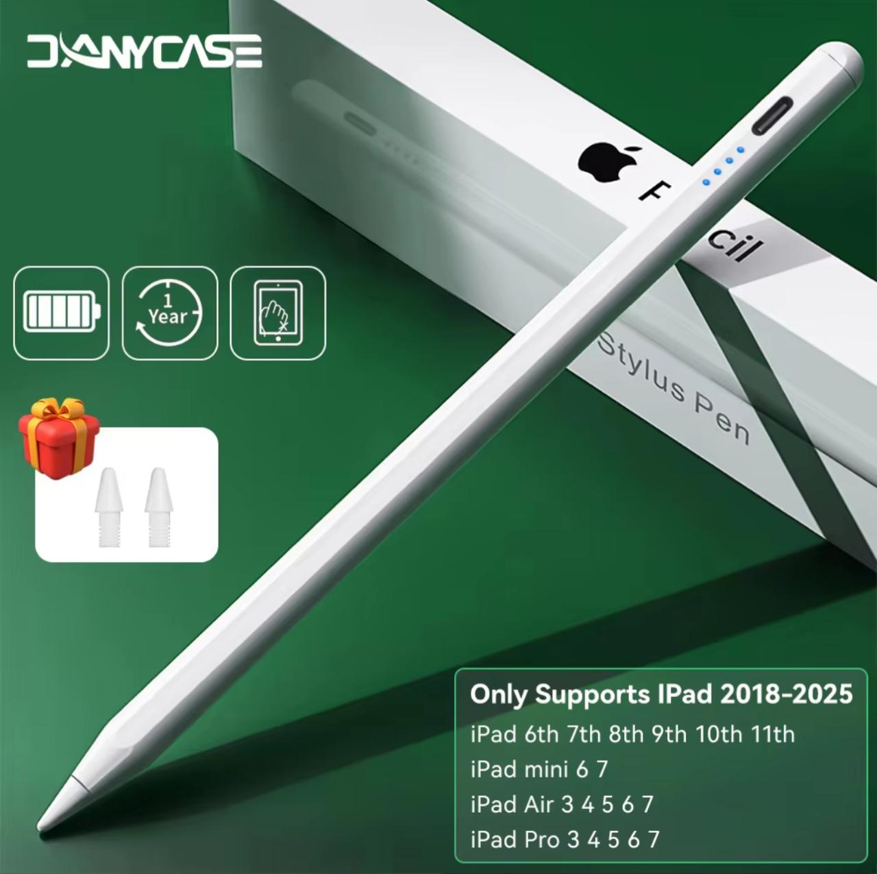 iPad Stylus Pencil – USB-C Charging | Compatible with iPad 2018–2025