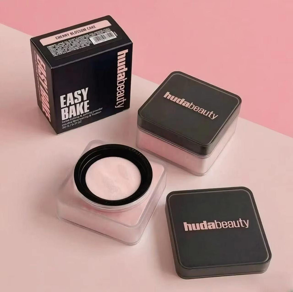 Huda Beauty Easy Bake Loose Baking & Setting Powder – Long-Lasting Matte Finish | 6 Shades