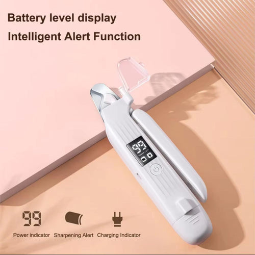2-in-1 Electric Pet Nail Grinder & Clipper – LED Blood Line Detection, LCD Battery Display