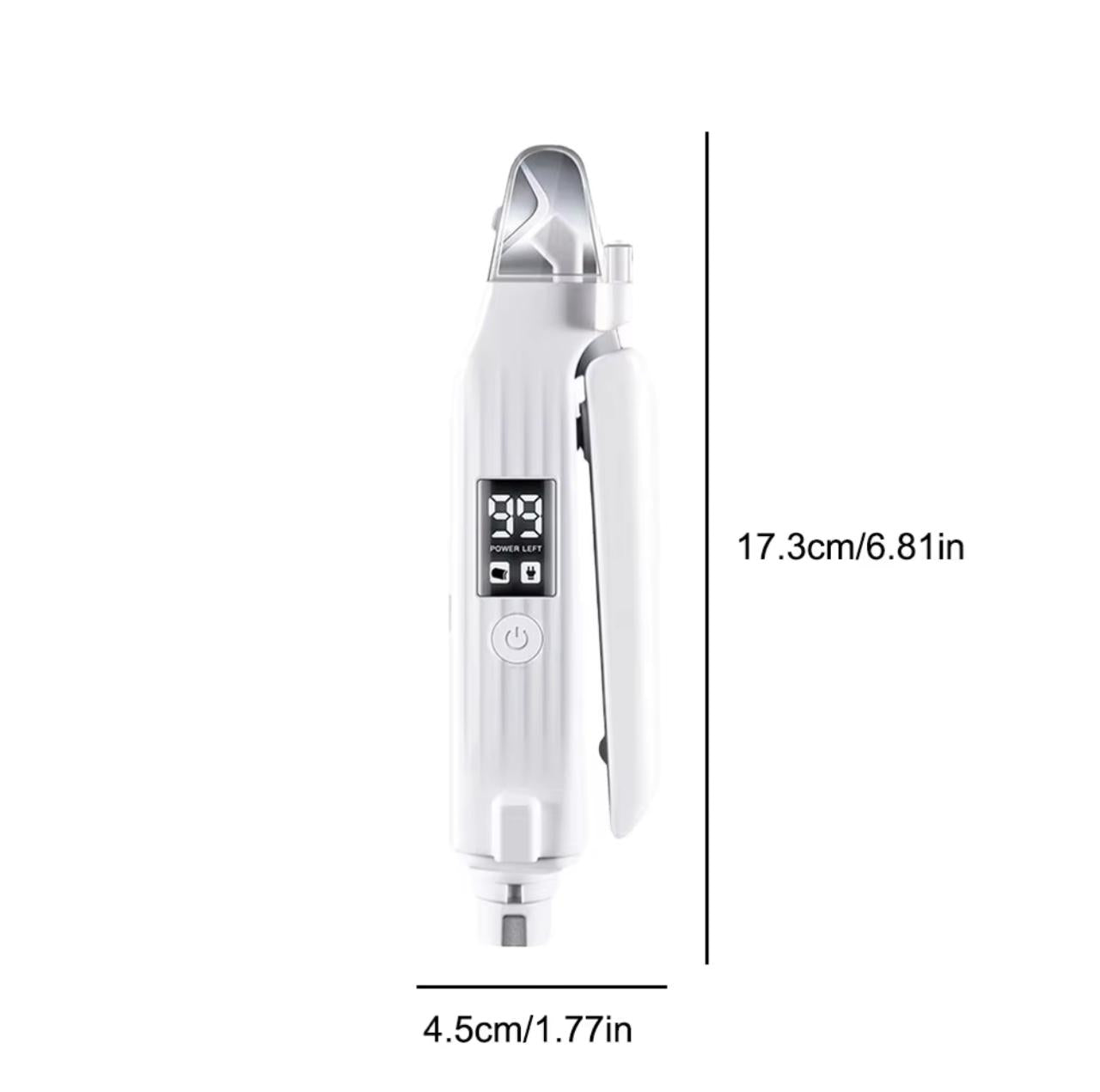 2-in-1 Electric Pet Nail Grinder & Clipper – LED Blood Line Detection, LCD Battery Display