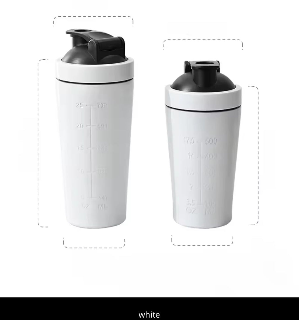 Simbuid Stainless Steel Protein Shaker Bottle – 500ml & 750ml | Leak-Proof | 4 Colors