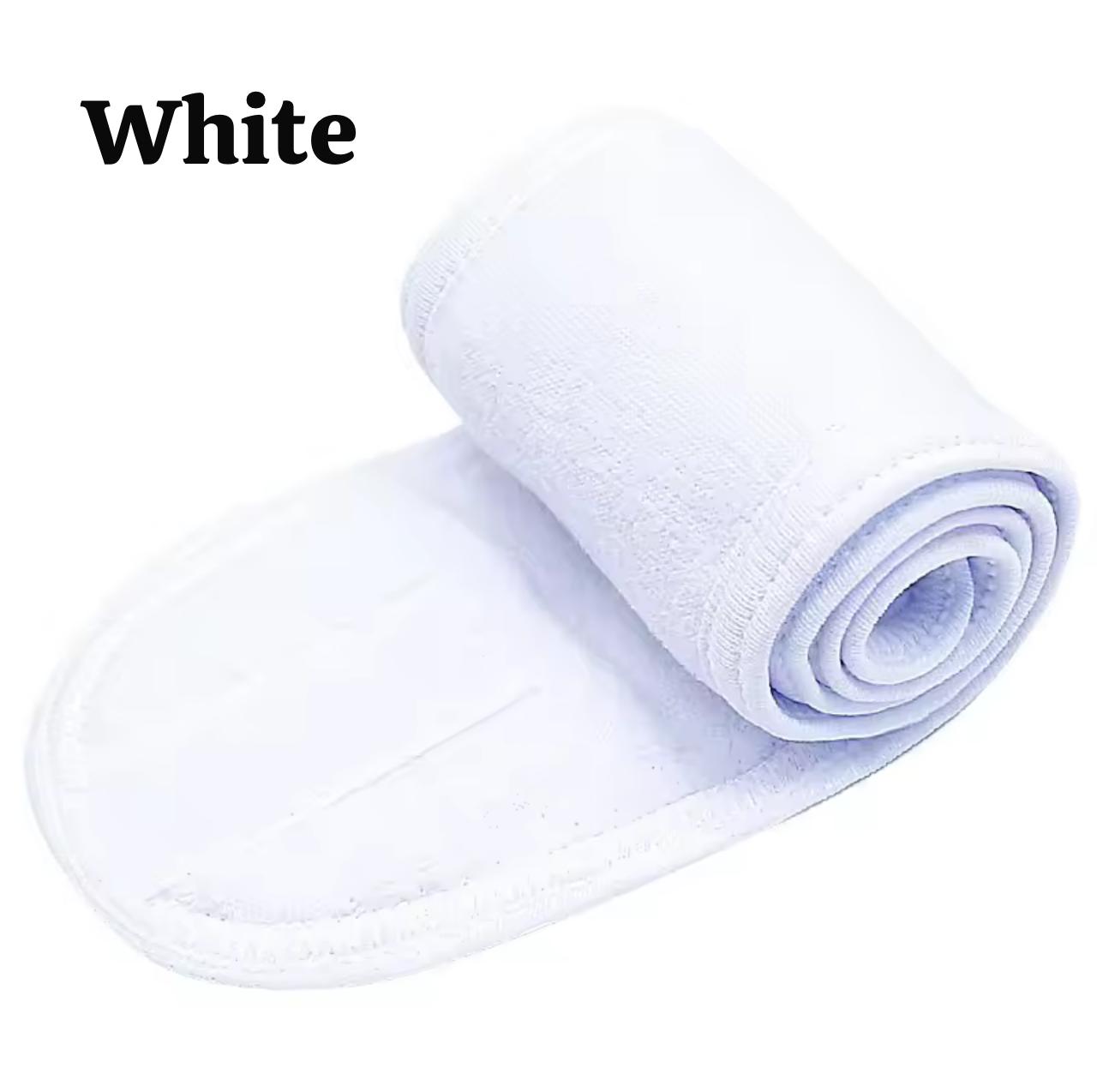 Adjustable Makeup Headband – Soft Spa Hair Band with Velcro